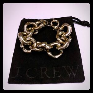 J.Crew gold chunky bracelet